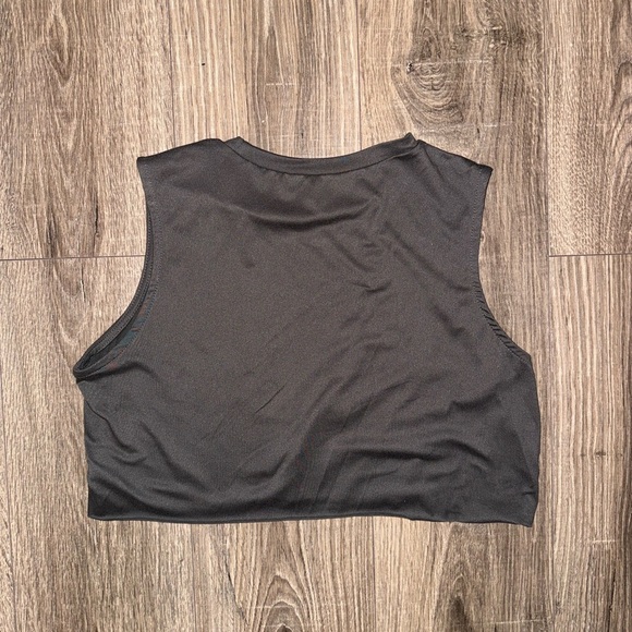 Charcoal Grey Nashville Music City Crop Top - Picture 2 of 3
